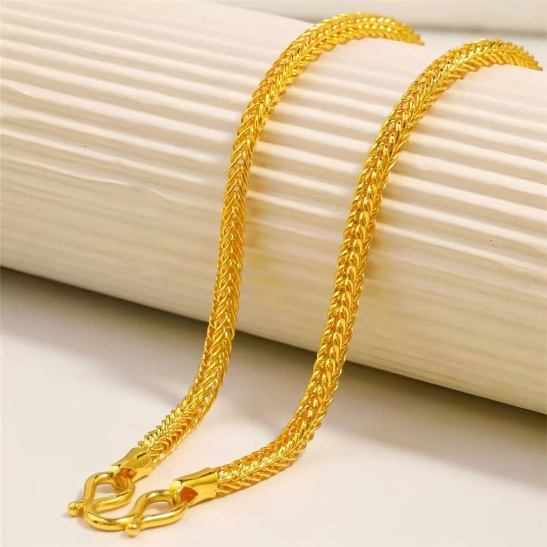 链子足银 足银虎尾项链