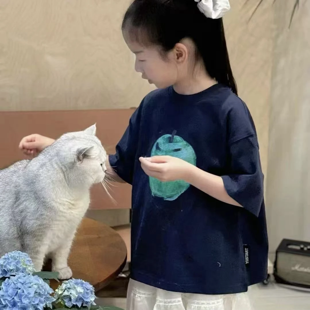 1168童装苹果短袖T
