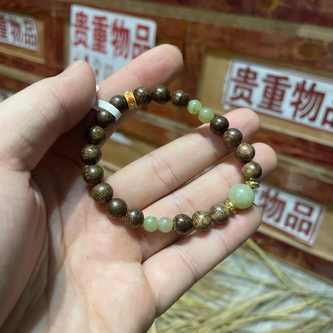增香沉香木增香沉香木单圈手串无礼盒