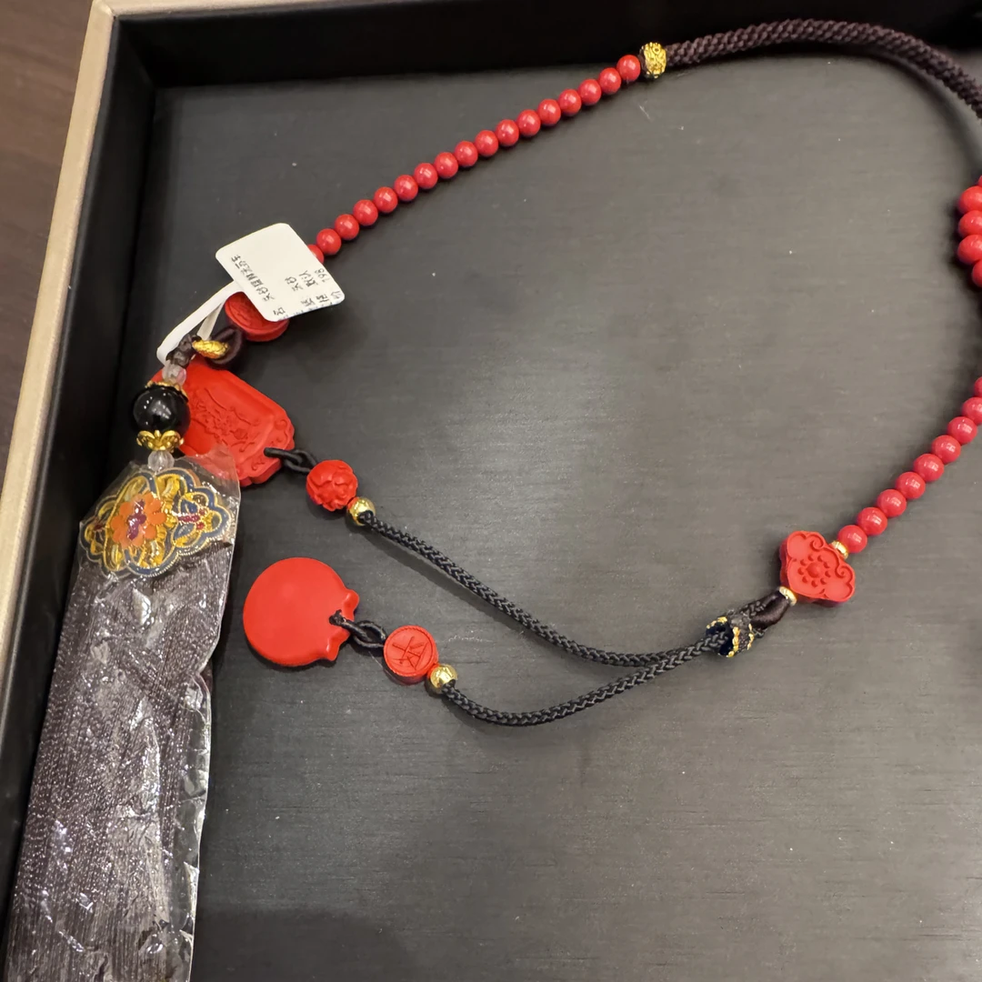 含辰砂工艺品1122朱砂车挂901548HY