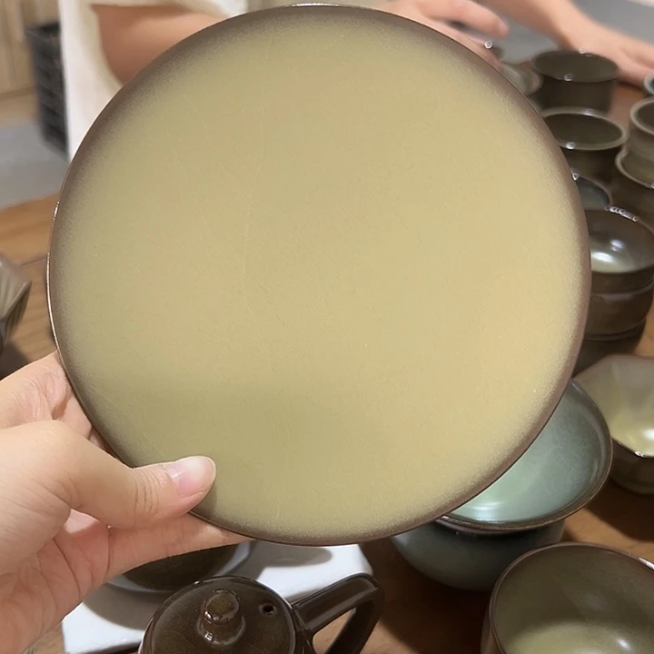 龙泉云间青瓷小米茶器