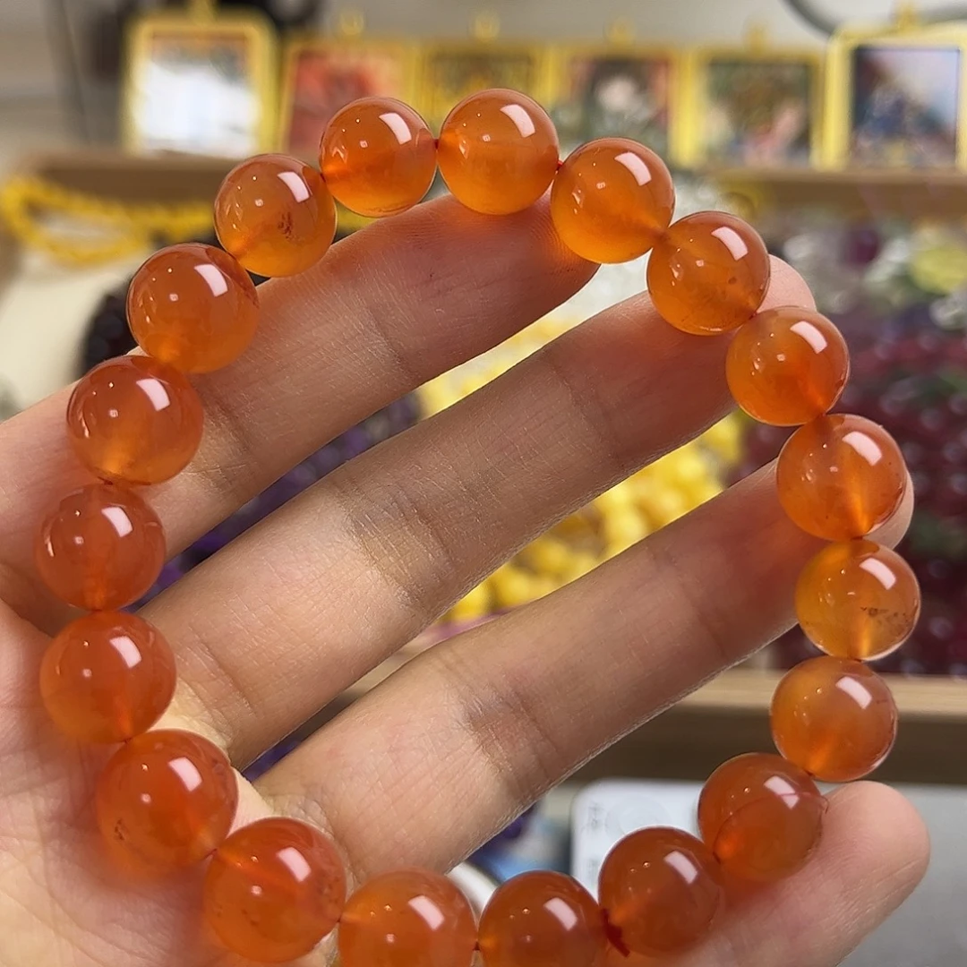 南红玛瑙未镶嵌手链矿坑