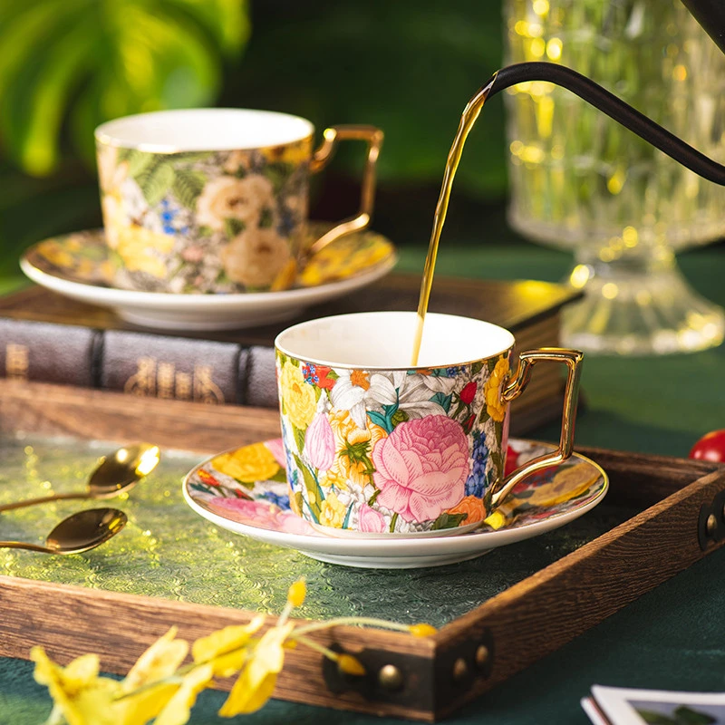 咖啡杯陶瓷马克杯高颜值水杯家用下午茶杯子女士个人专用