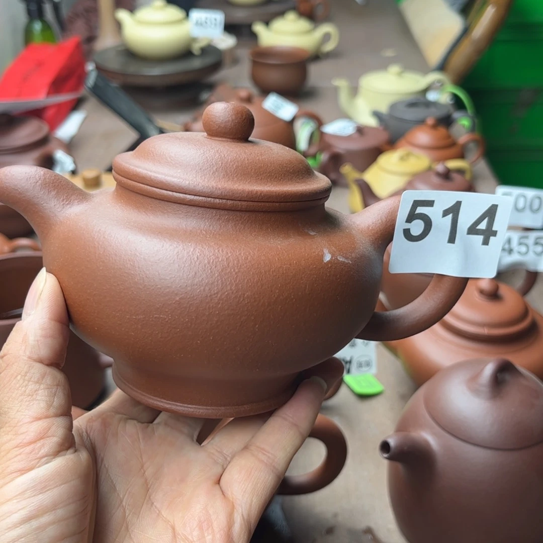 紫砂茶壶降坡泥瑕疵400cc