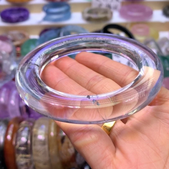水晶未镶嵌手镯水晶