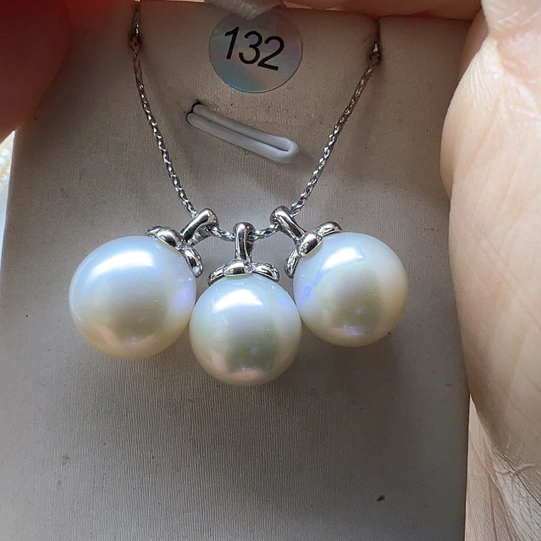 淡水珍珠颈饰银S925镶嵌发一