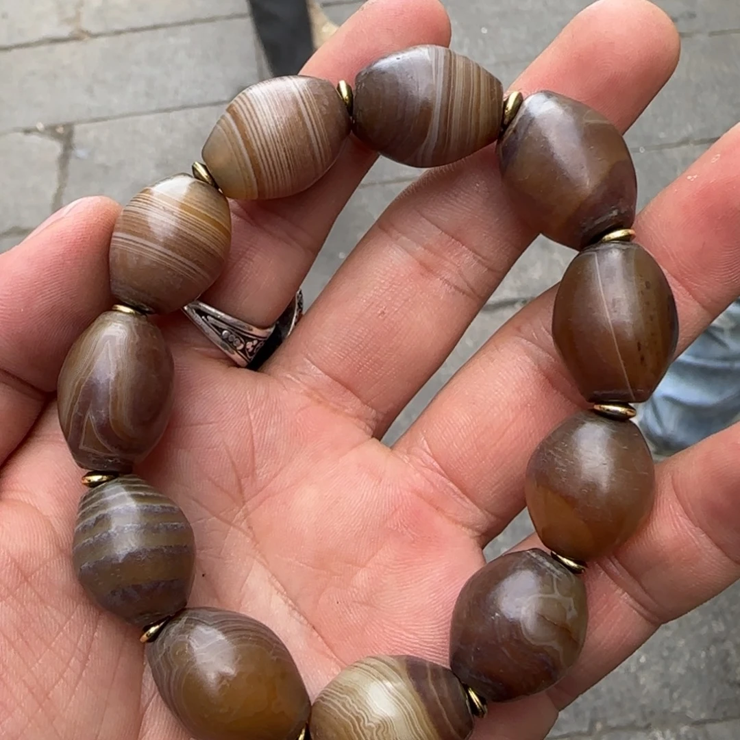 玛瑙/玉髓未镶嵌手链