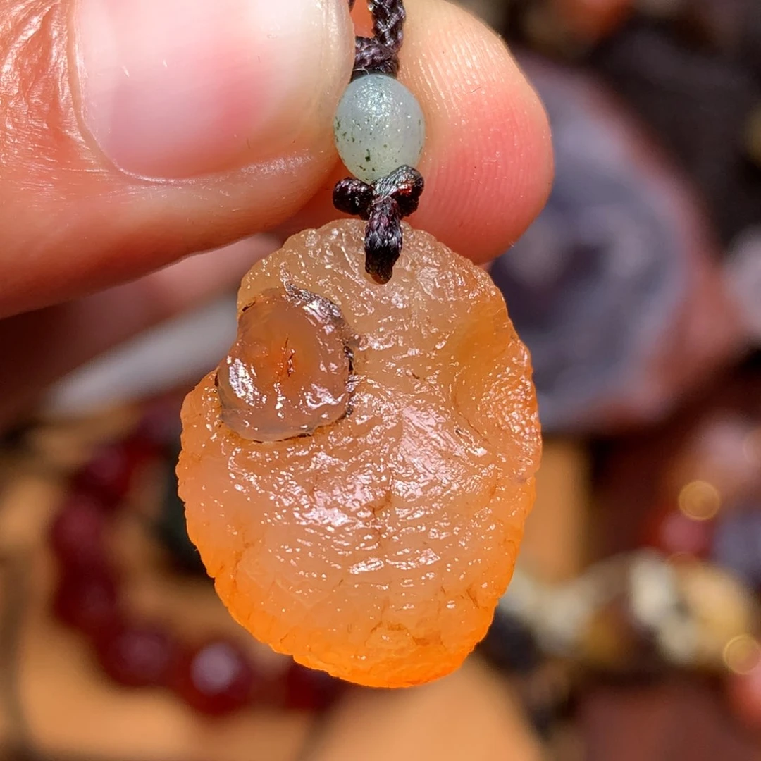 未镶嵌玛瑙/玉髓珠宝半成品