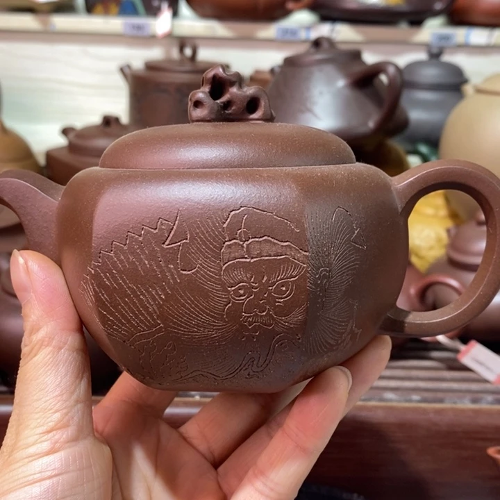 茶壶紫砂微瑕处理一把