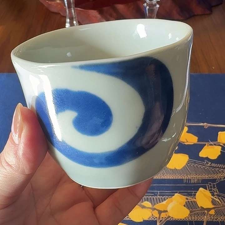瓷S68青瓷杯子哈哈
