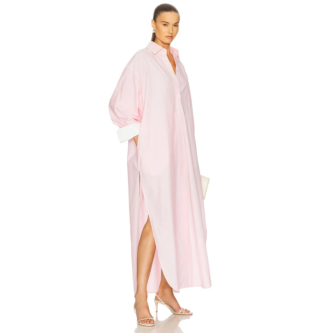 HELSA OVERSIZED SHIRT DRESS 裙子 玫瑰 连衣裙