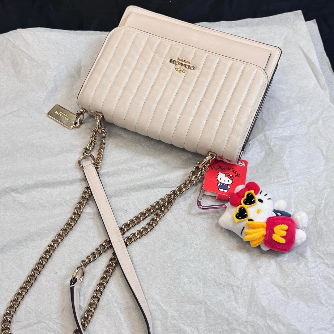 95新 COACH/蔻驰 白色蔻驰/11676746