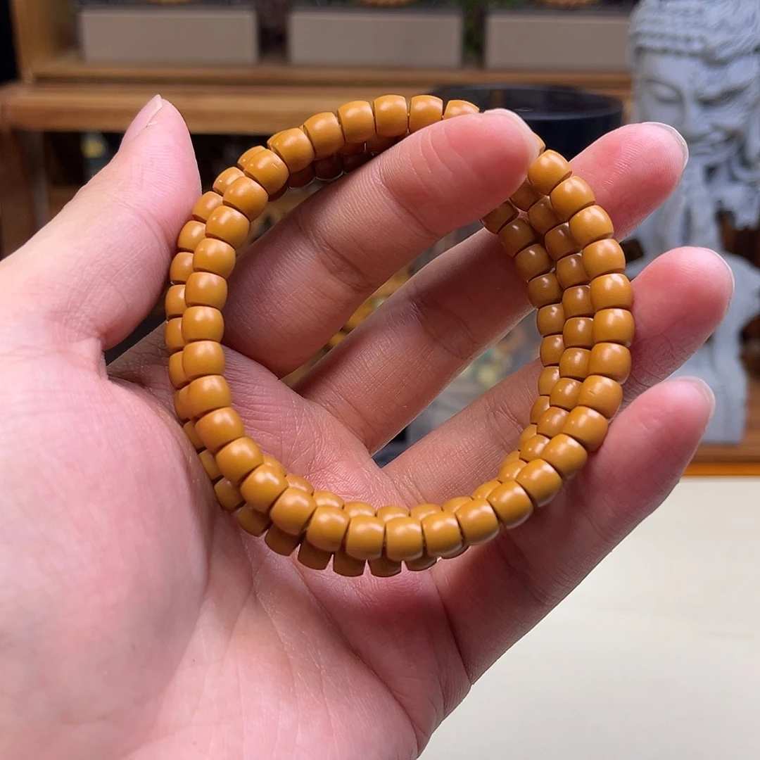 手串/手链橄榄核【听松文玩】sss级工艺精品橄榄核尖单圈6.6