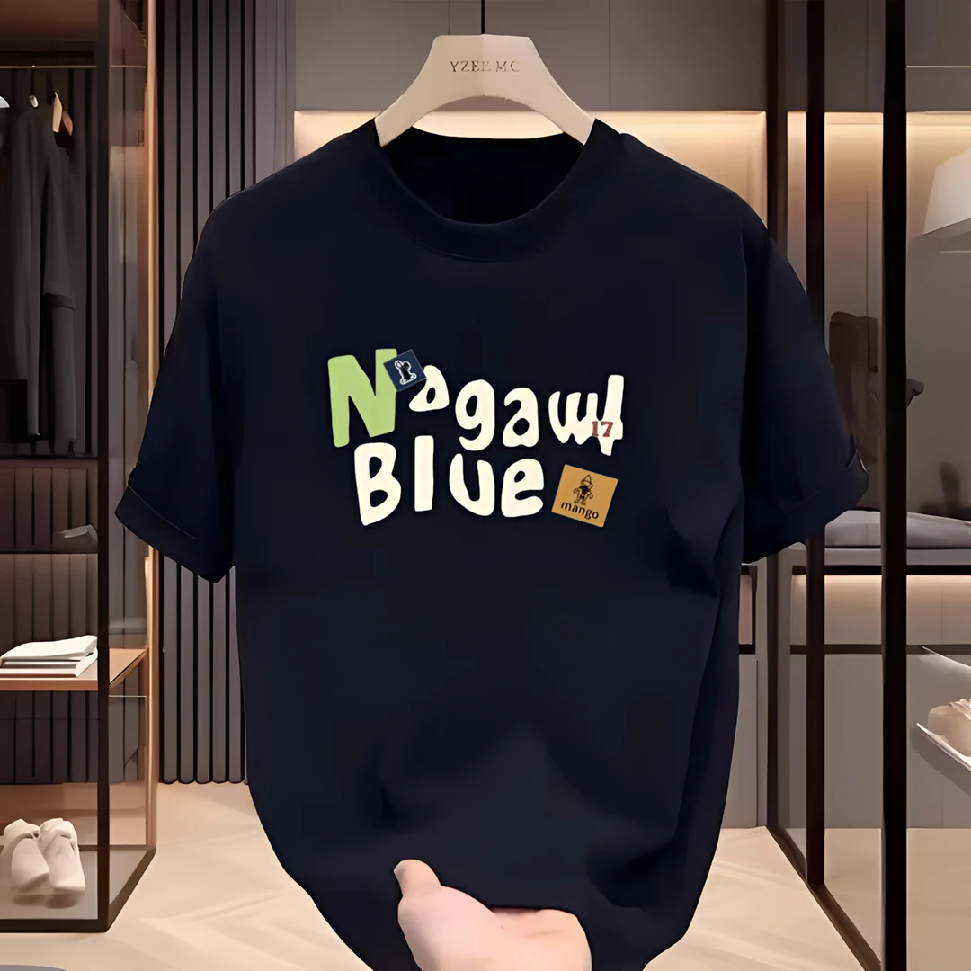 啄木鸟男夏季短袖t恤上衣男装潮流宽松运动休闲男士情侣体恤衫T恤