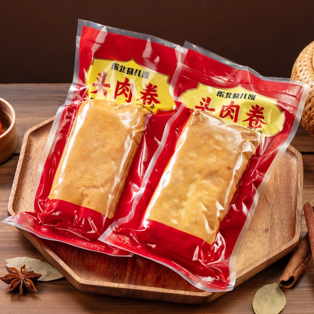 哈尔滨老式猪头肉卷220gX4袋-即食营养卤味地道地道