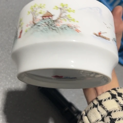 陶瓷手绘小水洗一个