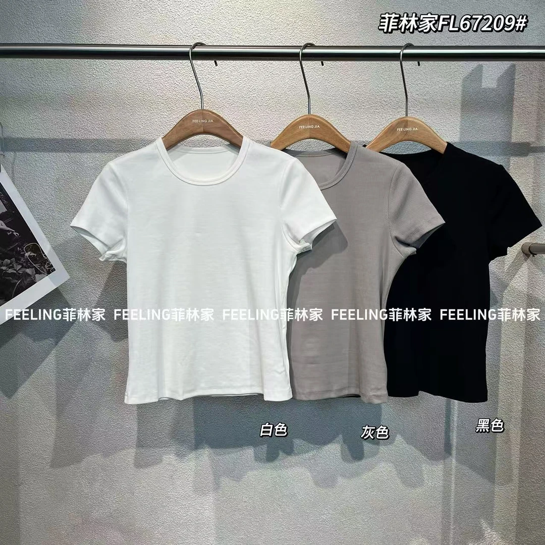 菲林家FL 67209 【比例感】 圆领净版T恤
