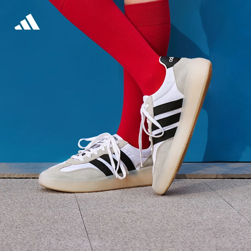 阿迪达斯 果冻T头鞋 BARREDA DECODE板鞋德训鞋男女adidas JI2315