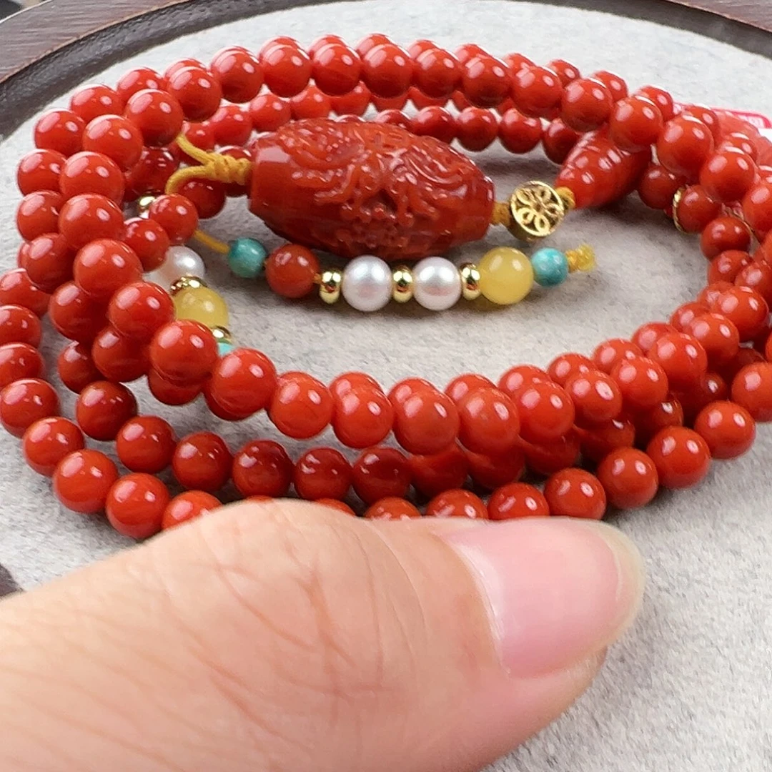 南红玛瑙多圈未镶嵌