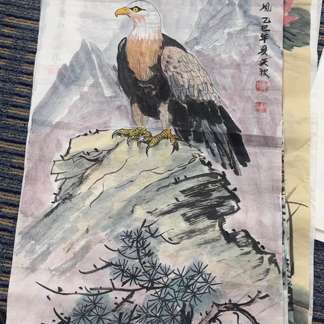 国画绘画作品 婉。