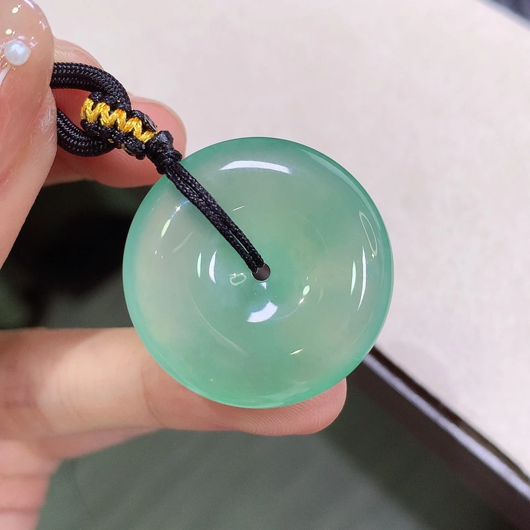 翡翠未镶嵌颈饰27.3-6.2