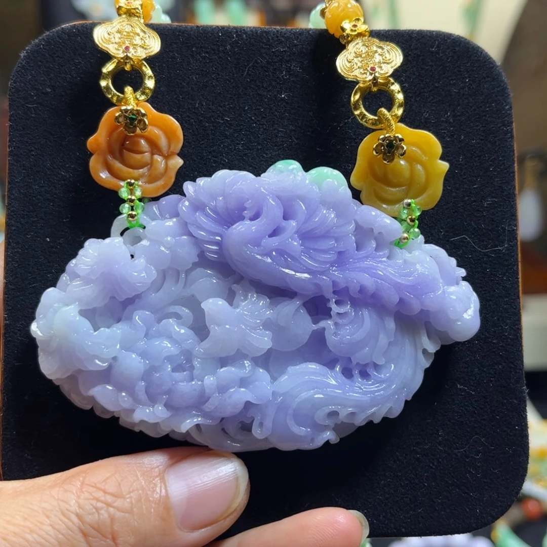 翡翠未镶嵌颈饰天然翡翠