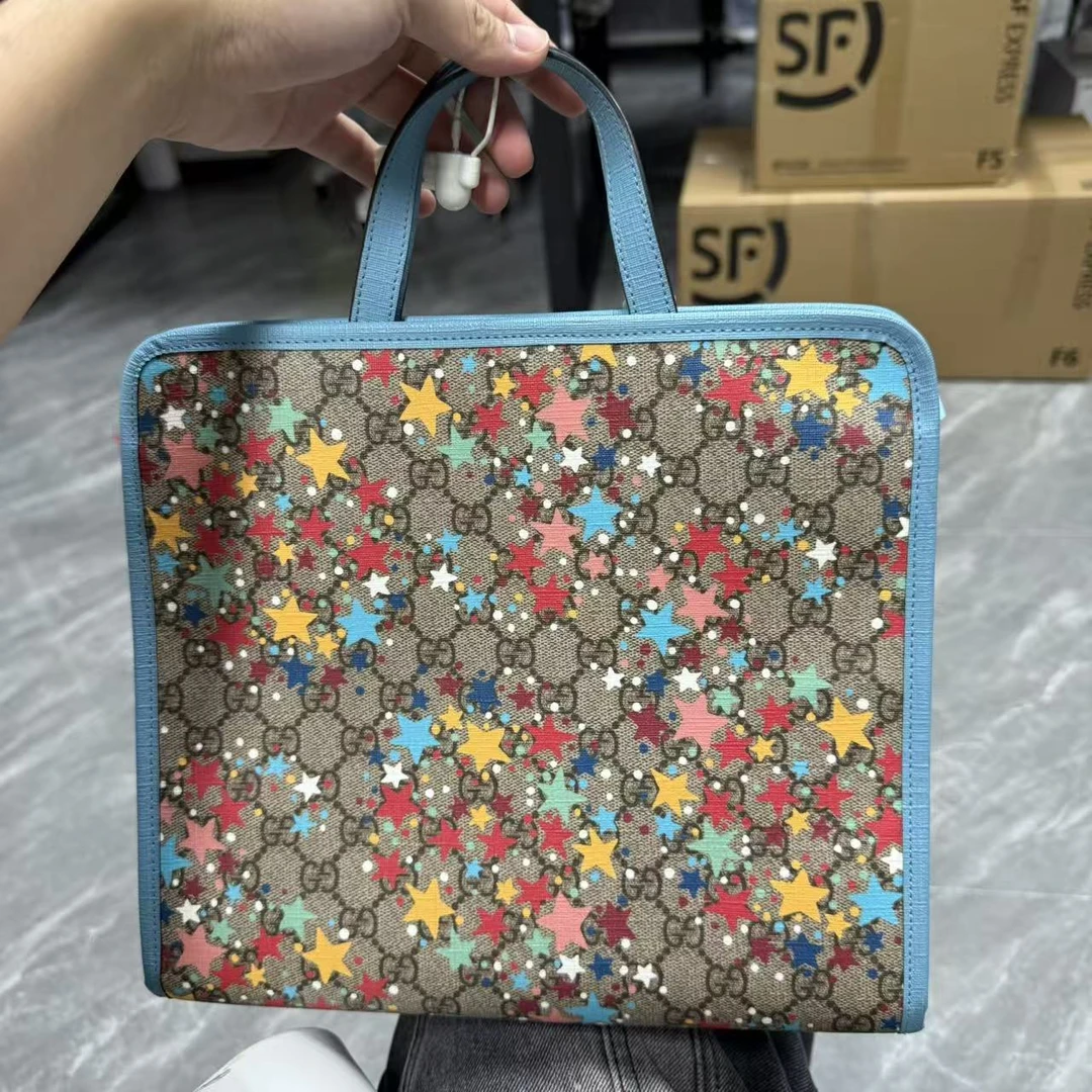 95新 GUCCI/古驰 【安则专属】蓝色儿童包