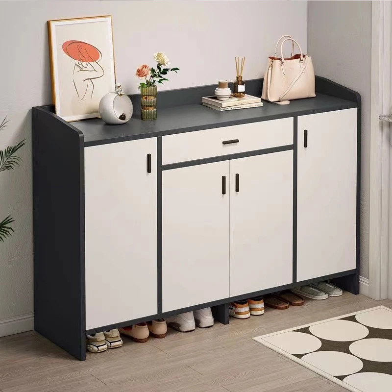 鞋架家用门口大容量收纳神器省空间入户玄关柜一体靠墙鞋柜出租屋