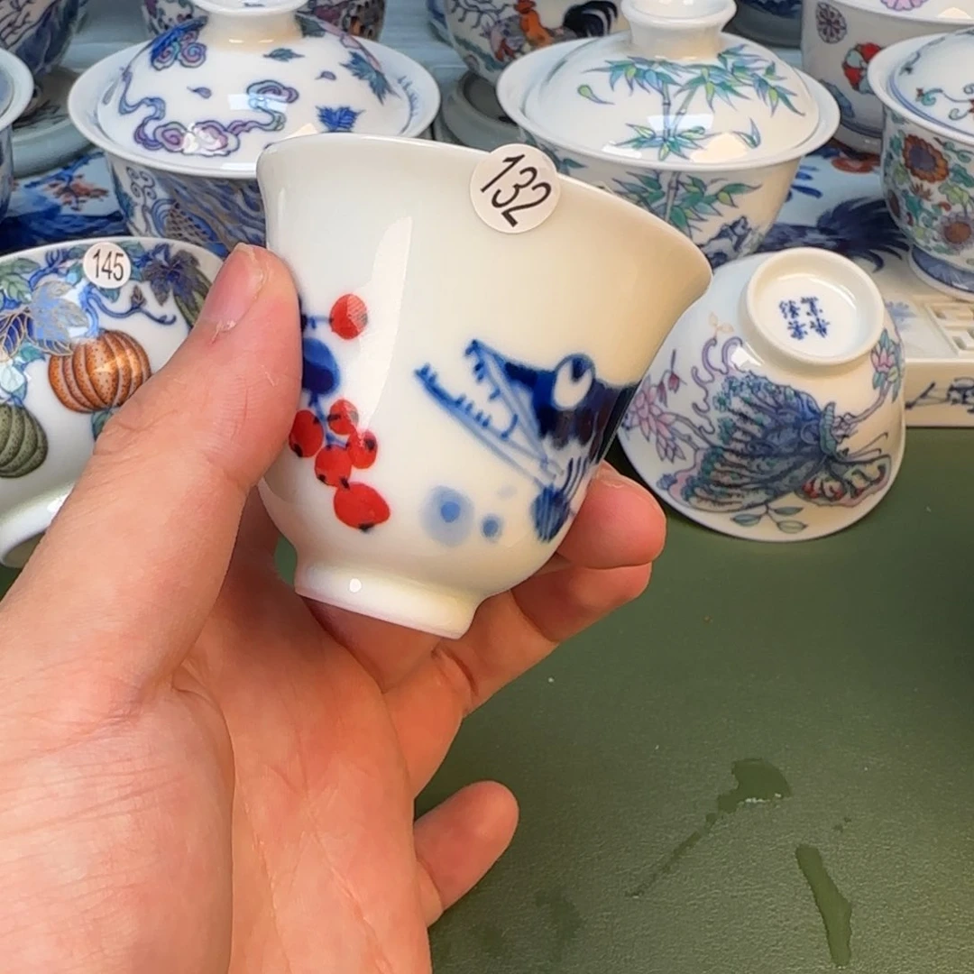 彦祖纯手工手绘茶具132