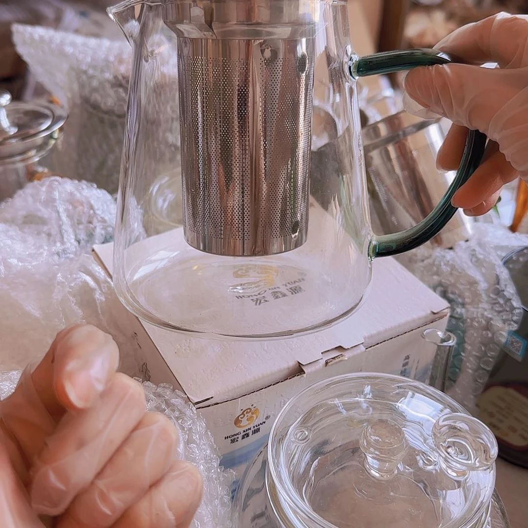 高硼硅玻璃茶水分离G705钢 湖绿