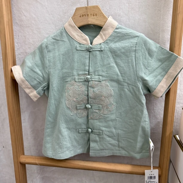 4C国风短袖8725/部份有瑕疵