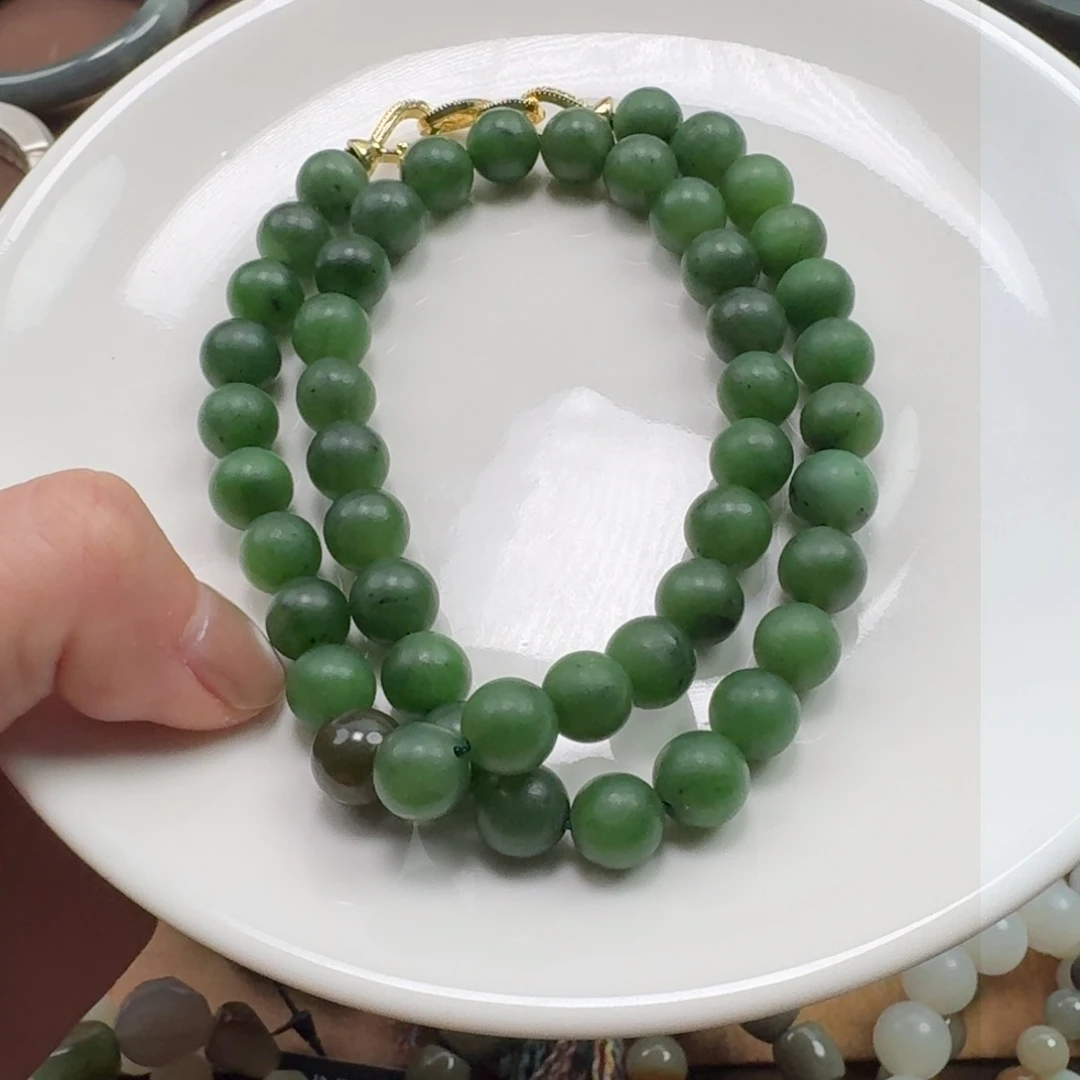 和田玉手串未镶嵌