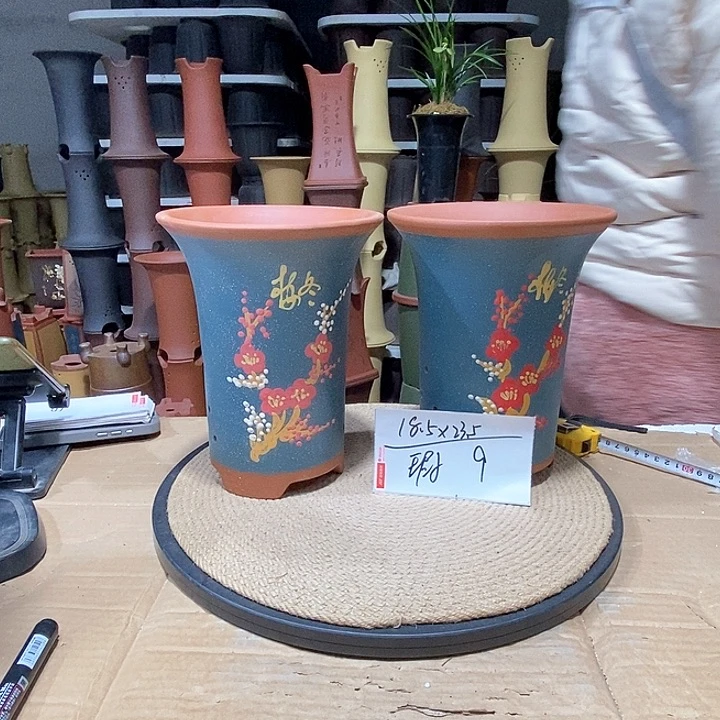 紫砂花盆紫砂花盆