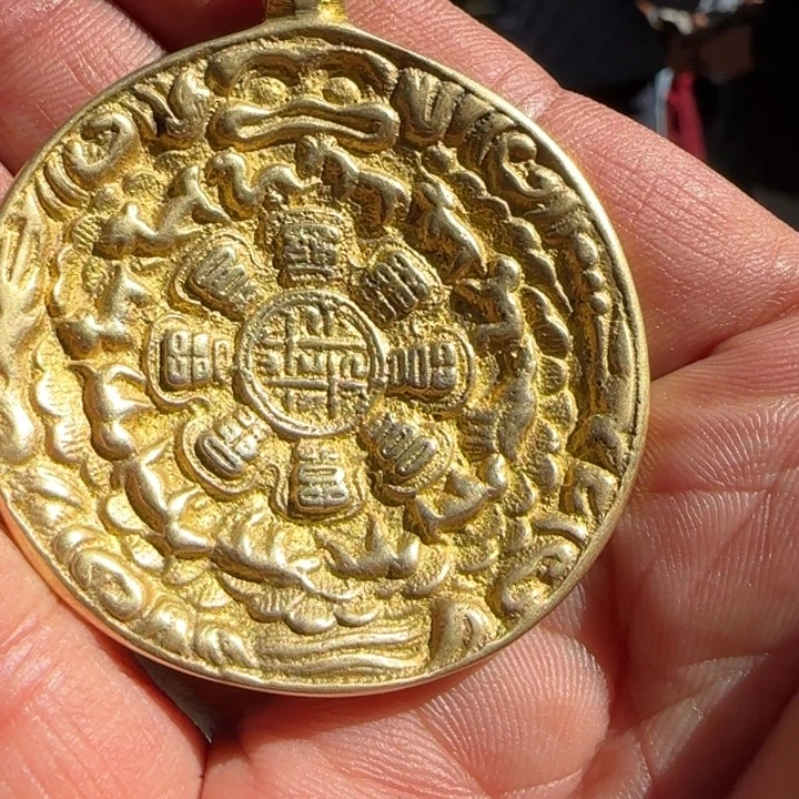 铜铁合金类藏地拾遗藏式吊坠