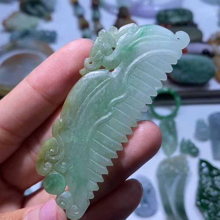 定制翡翠未镶嵌毛货