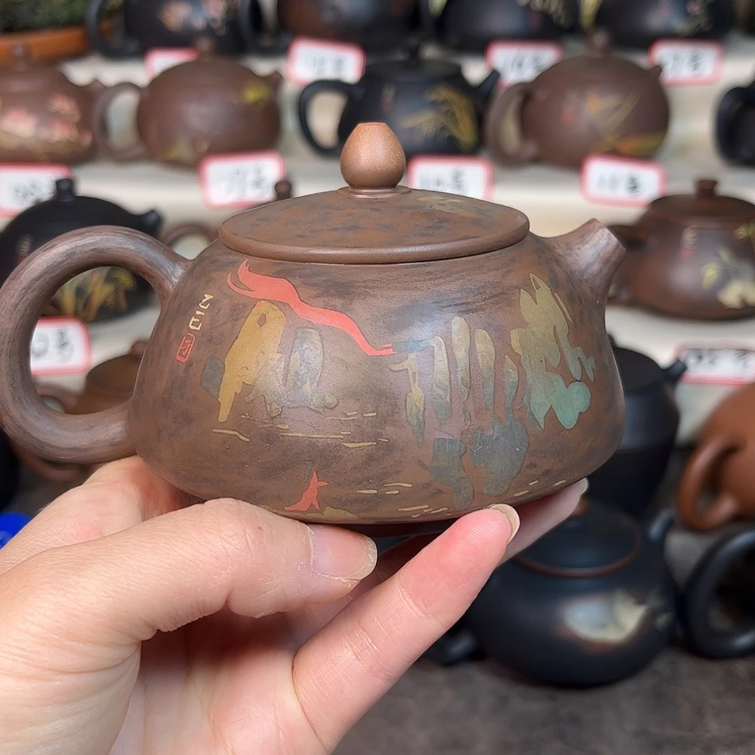 姚***维240毫升微微瑕纯手工刻填手磨