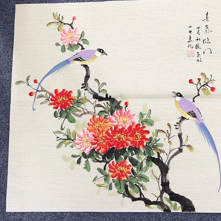 国画国画宣纸纯手绘作品