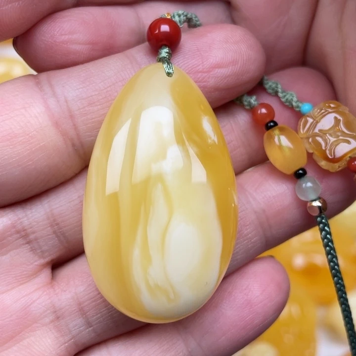 裸石蜜蜡未镶嵌蜜蜡吊坠