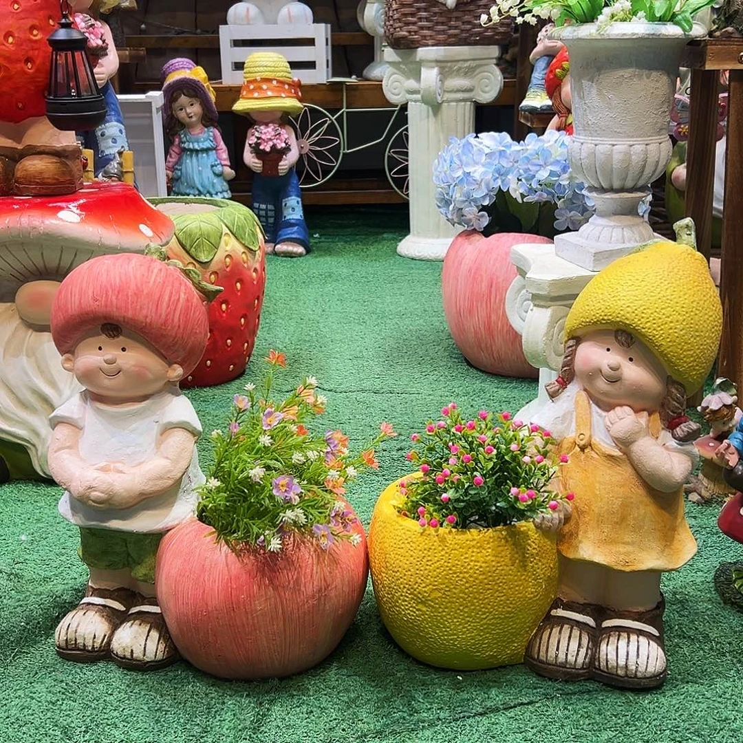 花园摆件红红火火