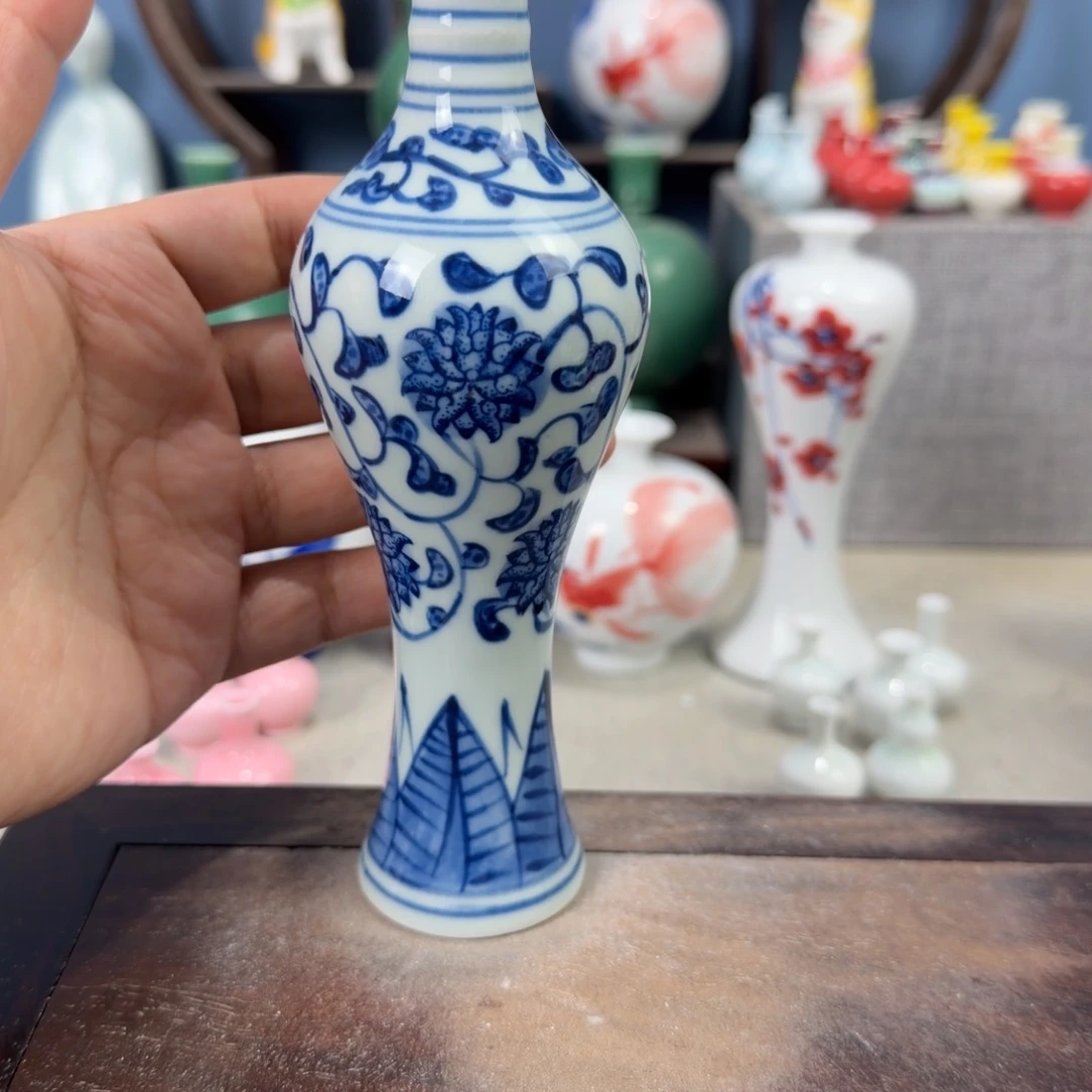 陶瓷手工小花器摆件