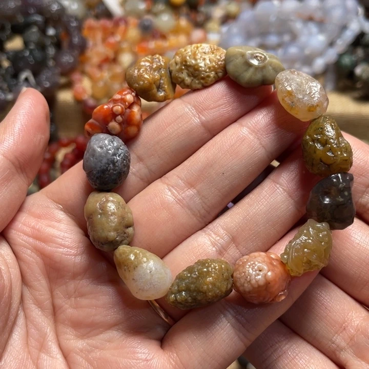 玛瑙/玉髓合金手链