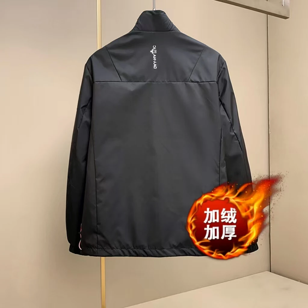 2026秋冬夹克立领常规款欧美风上衣冲锋衣行政长袖男时尚休闲运动