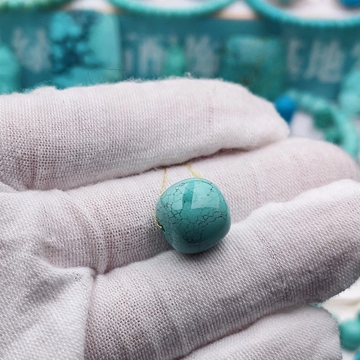 未镶嵌绿松石12-11m m