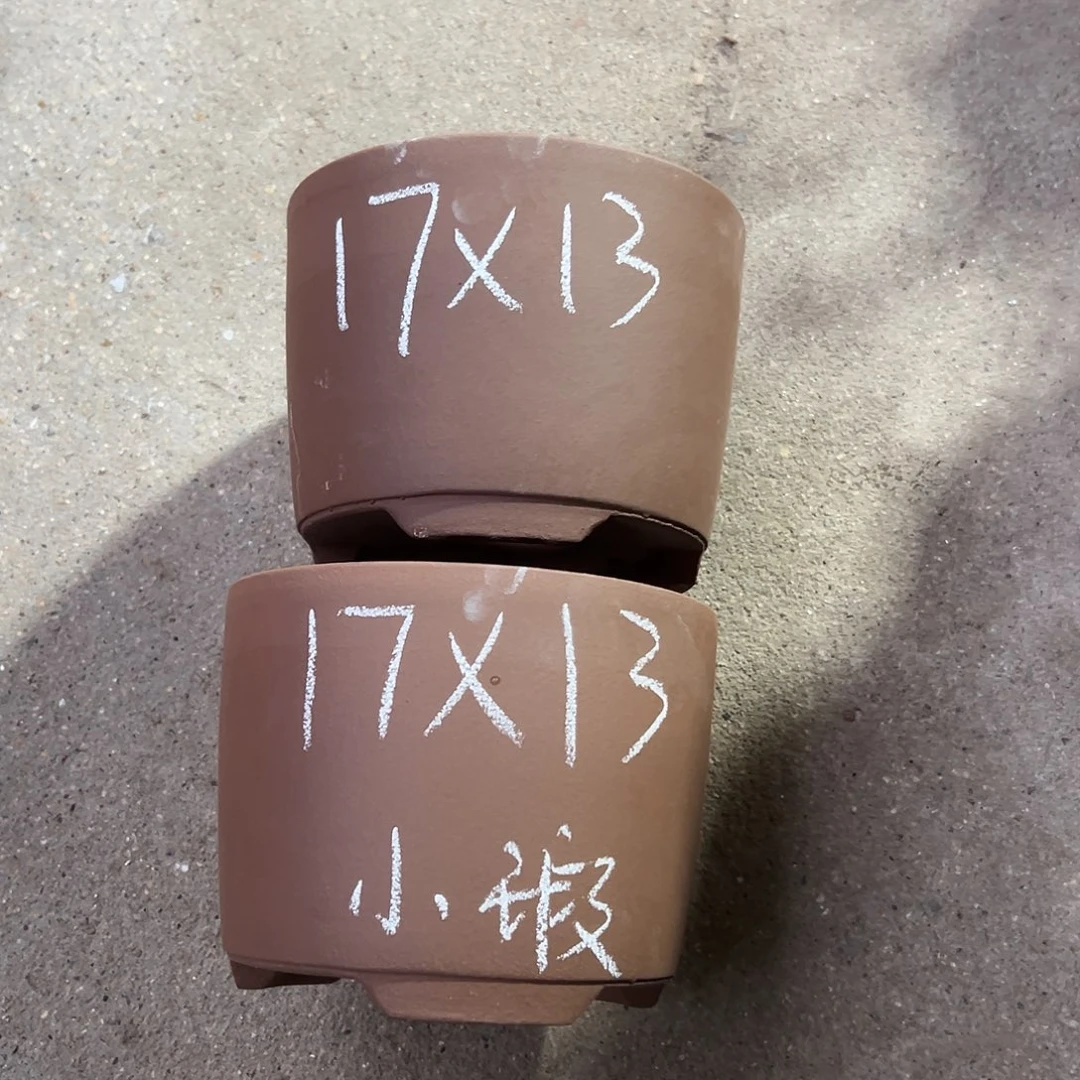 紫砂花盆宜兴紫砂花盆源头2只