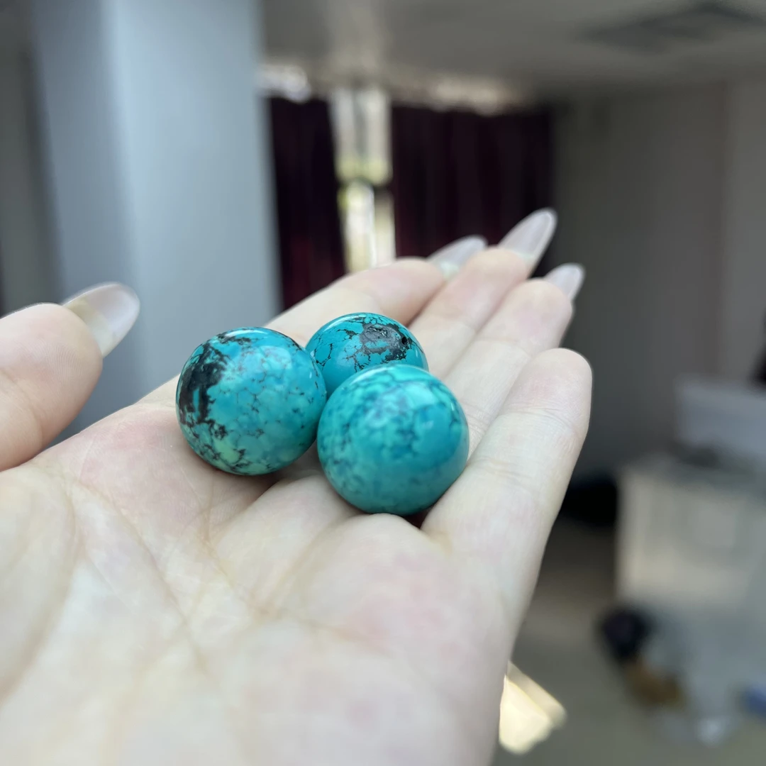 A019精品时尚铁线绿20mm单珠多样性发一