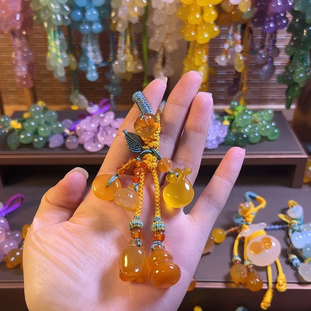 玛瑙/玉髓未镶嵌车挂