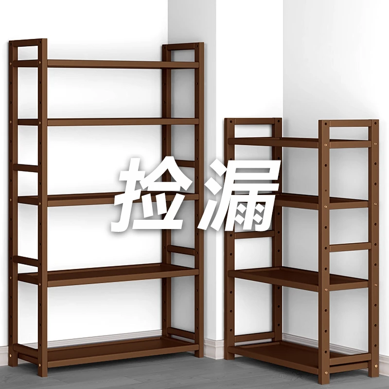 实用隔板架多层收纳架子落地简易小家具厨房客厅极简零食储物架