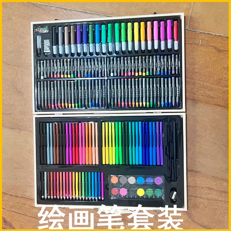 专用可水洗水彩笔套装适合幼儿园绘画使用