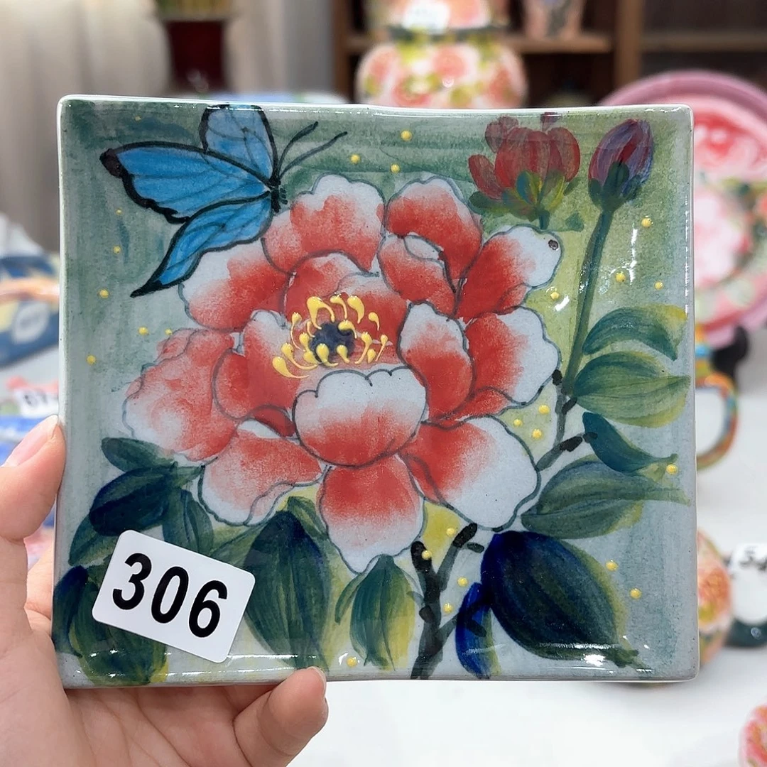 景德镇手绘高温釉下彩陶瓷茶具