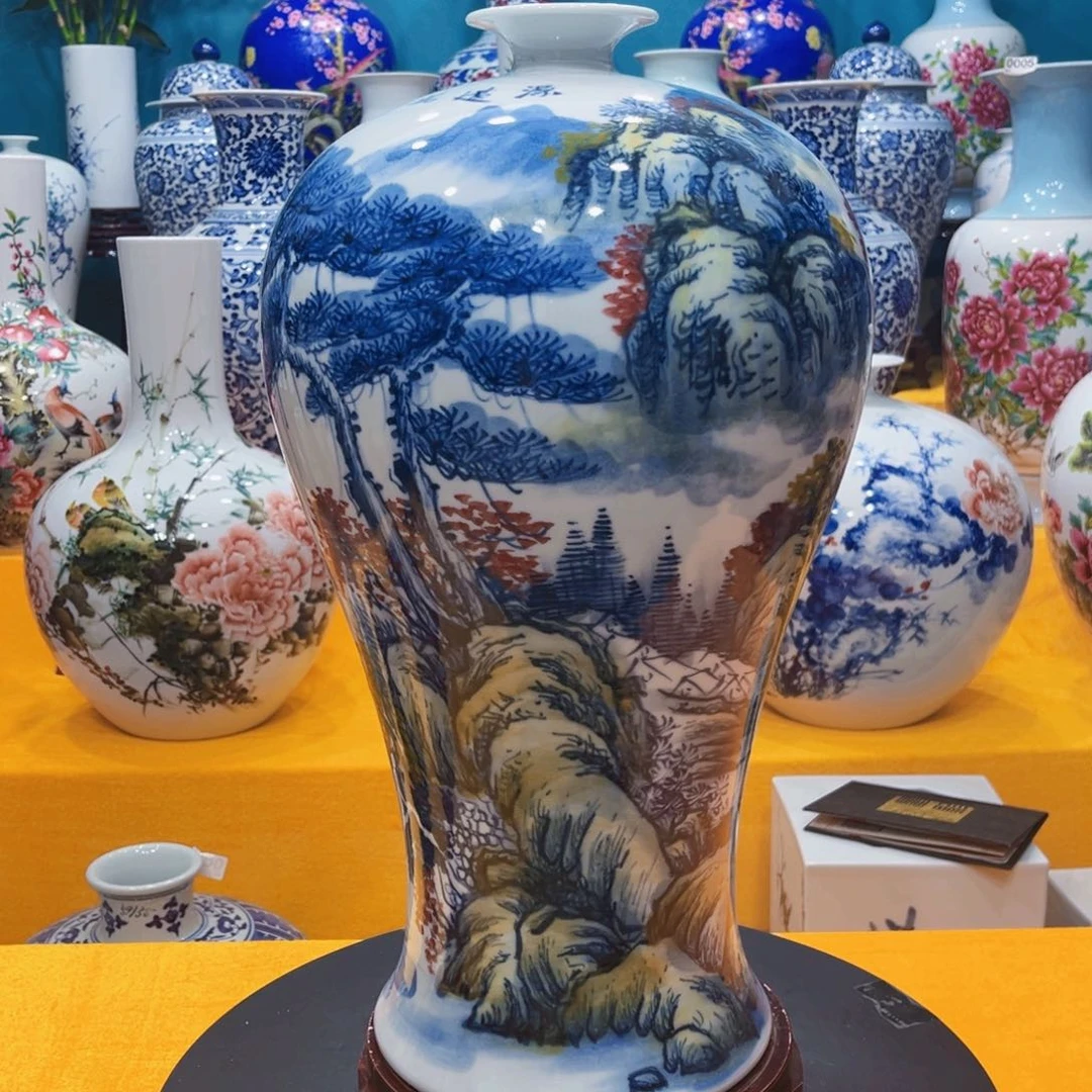 摆件景德镇陶瓷花瓶